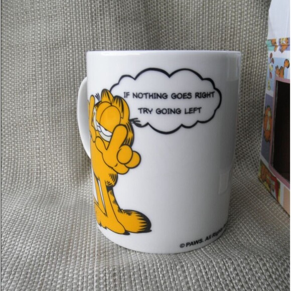 NEW by PAWS, RARE GARFIELD CERAMIC MUG 14 OUNCES, COFFEE, TEA, HOT OR COLD. - Picture 6 of 12